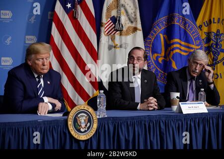 The National Institutes of Health's (NIH) Director Dr. Elias Zerhouni,  breaks into the second panel of a Labor, Health and Human Services, and  Education Appropriations Subcommittee hearing on FY2008 budget for NIH.