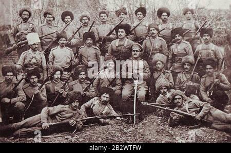 Garegin Nzhdeh Armenian volunteer detachment 1915. Stock Photo