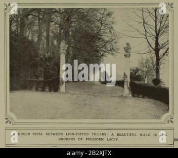 Gateway to The Terrace, Polesden Lacey 1923. Stock Photo