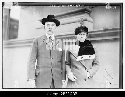 Gen. Wotherspoon & wife Stock Photo