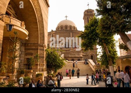 The (larger) Church of St George in Cairo's Coptic Quarter Stock Photo