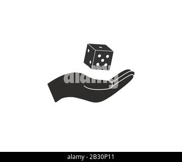 Hand throwing dice 2131277 Stock Photo at Vecteezy