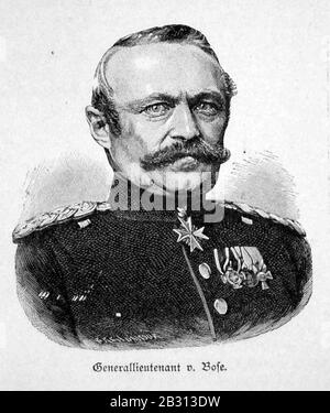 Generalleutnant von Bose. Stock Photo