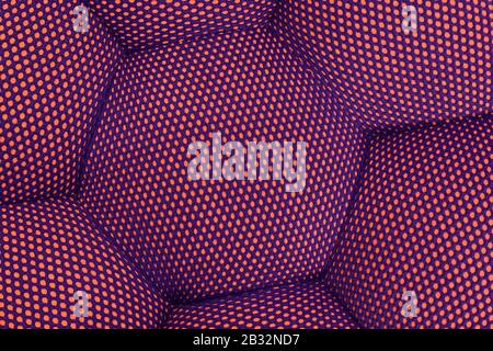 abstract futuristic background of hexagons pattern with bright texture Stock Photo