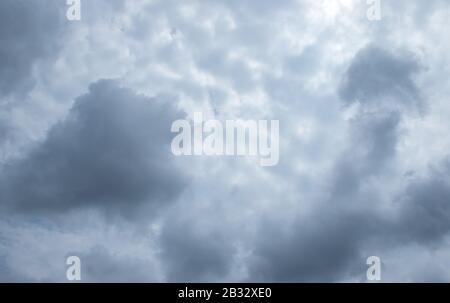 Storm clouds full frame image for background use image with copy space Stock Photo