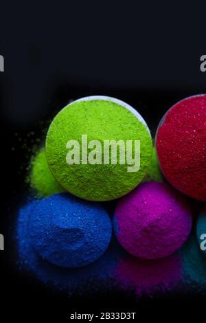 Happy holi. Concept Indian color festival called Holi Stock Photo