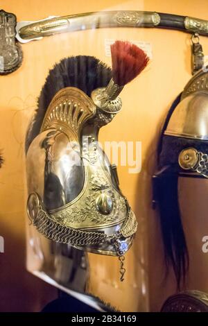 Musée de l'Emperi,Salon-de-Provence : Casque Stock Photo