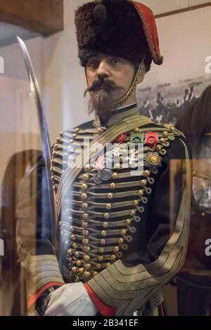 Musée de l'Emperi,Salon-de-Provence Uniforme de Grande tenue du Colonel CLAPPIER commandant le Régiment d'Artillerie Stock Photo