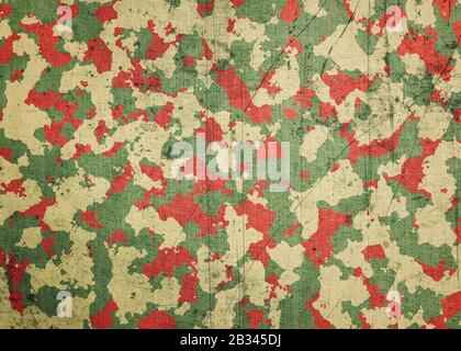 Camouflage pattern cloth texture. Abstract background and texture for design. Stock Photo