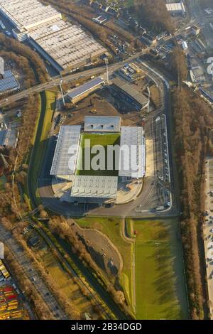 new building of RW-stadium in Hafenstrasse in Essen ...