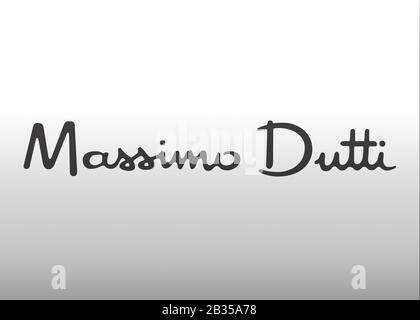 Massimo Dutti logo Stock Photo