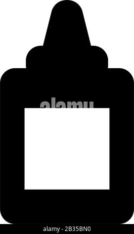 glue icon illustrated in vector on white background Stock Vector