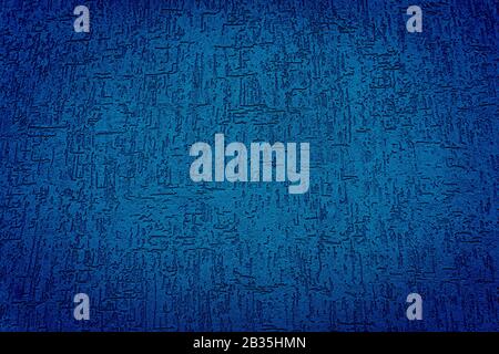 Blue color textured scraped background.  Stock Photo