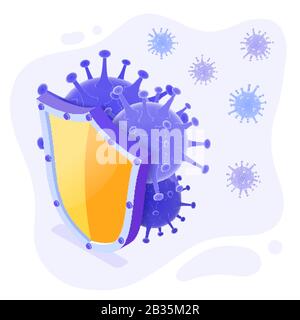 Stop 2019-nCoV Coronavirus Sign Stock Vector