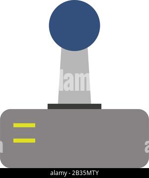 joystick icon illustrated in vector on white background Stock Vector
