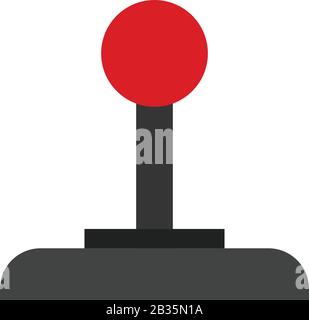 joystick icon illustrated in vector on white background Stock Vector