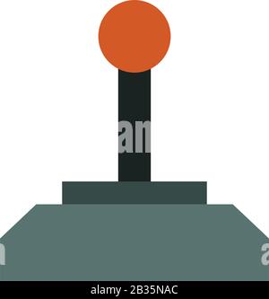 joystick icon illustrated in vector on white background Stock Vector