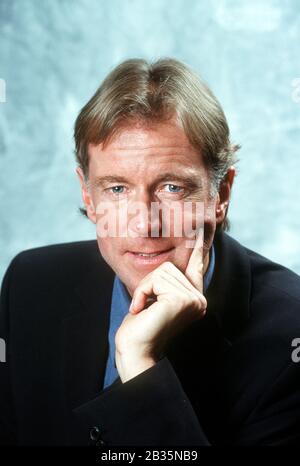 Wolf Dieter Poschmann, deutscher Sportmoderator, circa 1999. Wolf ...