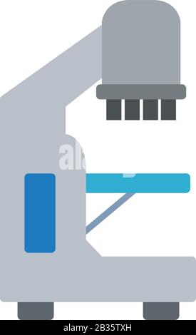 microscope icon illustrated in vector on white background Stock Vector