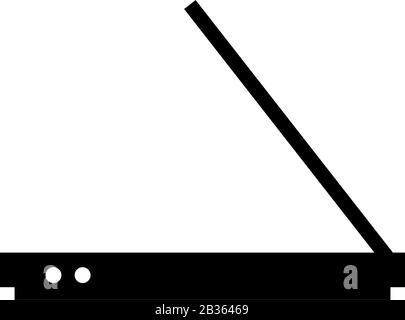 scanner icon illustrated in vector on white background Stock Vector