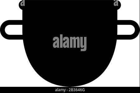 colander icon illustrated in vector on white background Stock Vector