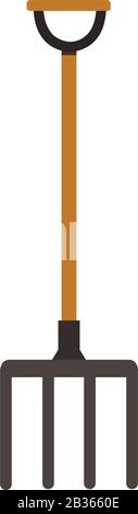 rake lamp icon illustrated in vector on white background Stock Vector