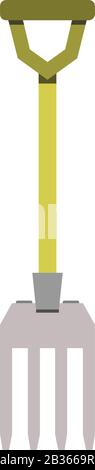 rake lamp icon illustrated in vector on white background Stock Vector