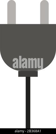 plug icon illustrated in vector on white background Stock Vector Image ...