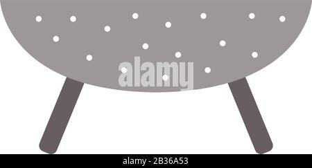 colander icon illustrated in vector on white background Stock Vector