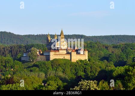 Germany, Baden Wurttemberg, Schwabisch Hall, Grosscomburg monastery (Benediktinerkloster Grosscomburg) Stock Photo