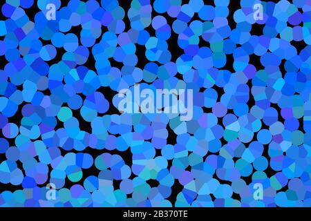 blue Molecular structure atom chemistry abstract tile Stock Photo