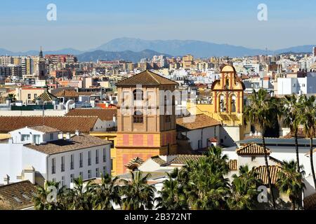 Spain, Andalusia, Costa del Sol, Malaga, Church of St. Augustine (Iglesia de San Agustín) Stock Photo