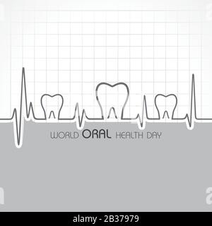 World Oral Health Day design, 20 March ,vector illustration Stock Vector