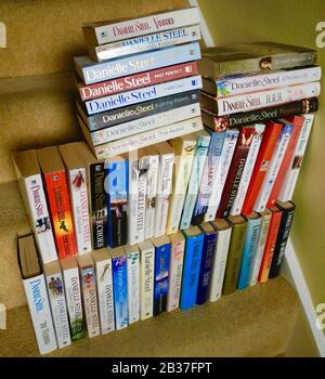 A selection of the books of Danielle Steel - prolific popular author