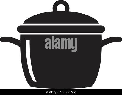 Coocking pan icon template black color editable. Coocking pan icon symbol Flat vector illustration for graphic and web design. Stock Vector