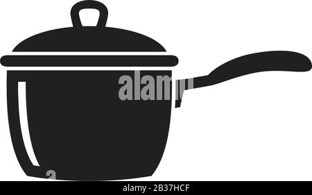 Coocking pan icon template black color editable. Coocking pan icon symbol Flat vector illustration for graphic and web design. Stock Vector