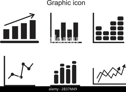Graphic icon template black color editable. Graphic icon symbol Flat vector illustration for graphic and web design. Stock Vector