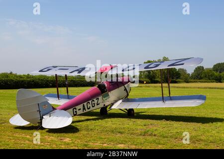 De Havilland DH60G III Moth Major G-ACGZ Stock Photo