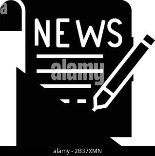 World news black glyph icon Stock Vector Image & Art - Alamy