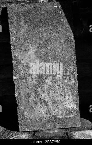 Steel plate detail. Stock Photo