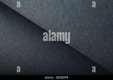 The texture of a black blank page tablet for pastels. Black background of paper texture. As a background for text Stock Photo