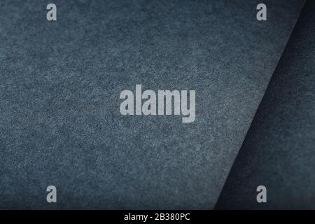 The texture of a black blank page tablet for pastels. Black background of paper texture. As a background for text Stock Photo