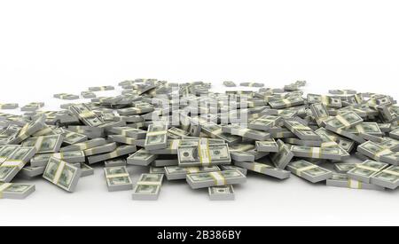 Une grosse pile d'argent liquide et : image vectorielle de stock (libre de  droits) 479567239