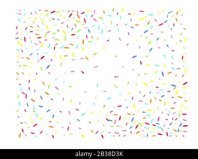 Multicolor hexagonal shapes structure. Confetti new background pattern. The good confetti background illustrations design. Stock Vector