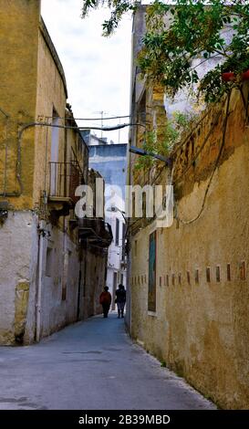 Kasbah, the Arab quarter  Mazara del vallo sicily Stock Photo
