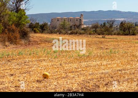 Yanhuitlan, Oaxaca, Mexico - The Templo y Ex-convento de Santo Domingo, the church and mission built in the 16th century by the Dominicans. Stock Photo