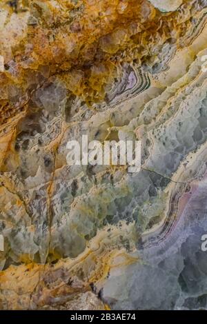 Fluorite surface texture close view Stock Photo