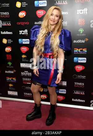 Julia Hardy attending The Audio and Radio Industry Awards held at The ...