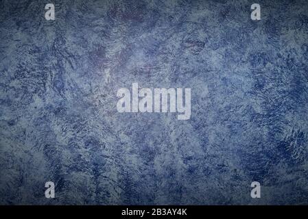 Blue wall texture or background close up Stock Photo