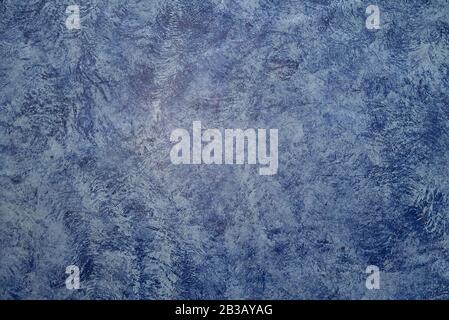 Blue wall texture or background close up Stock Photo